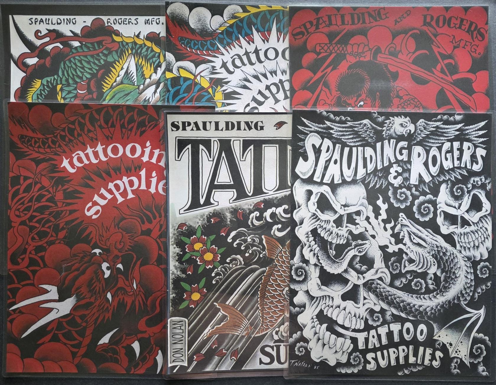 K*o様 スポルディング&ロジャース TATTOO FLASH ORIGINAL Vintage 1976