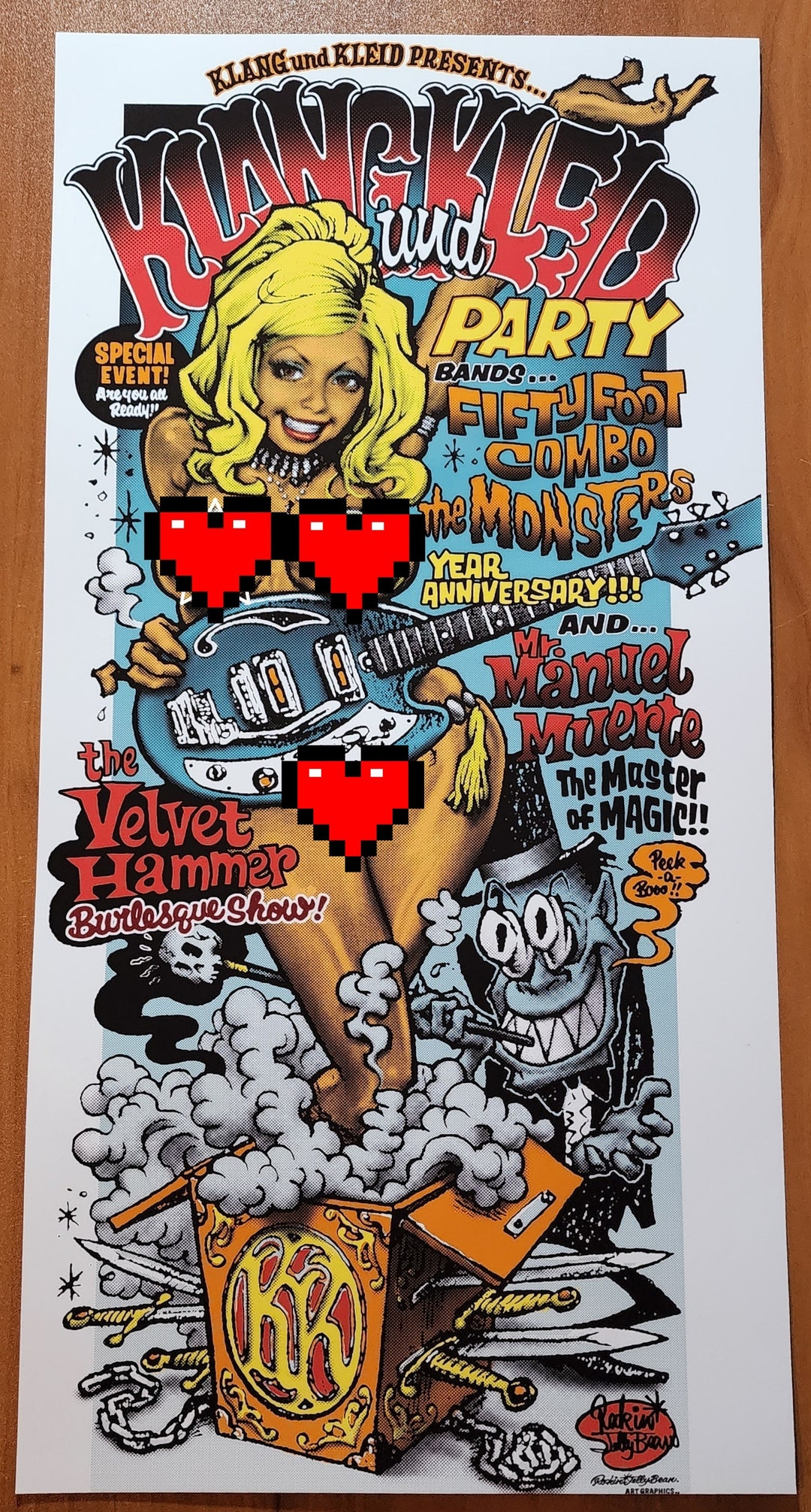 Rockin Jelly Bean Klang Und Kleid アートポスター、プリント Rockin Jelly Bean Klang Und Kleid アートポスター、プリント