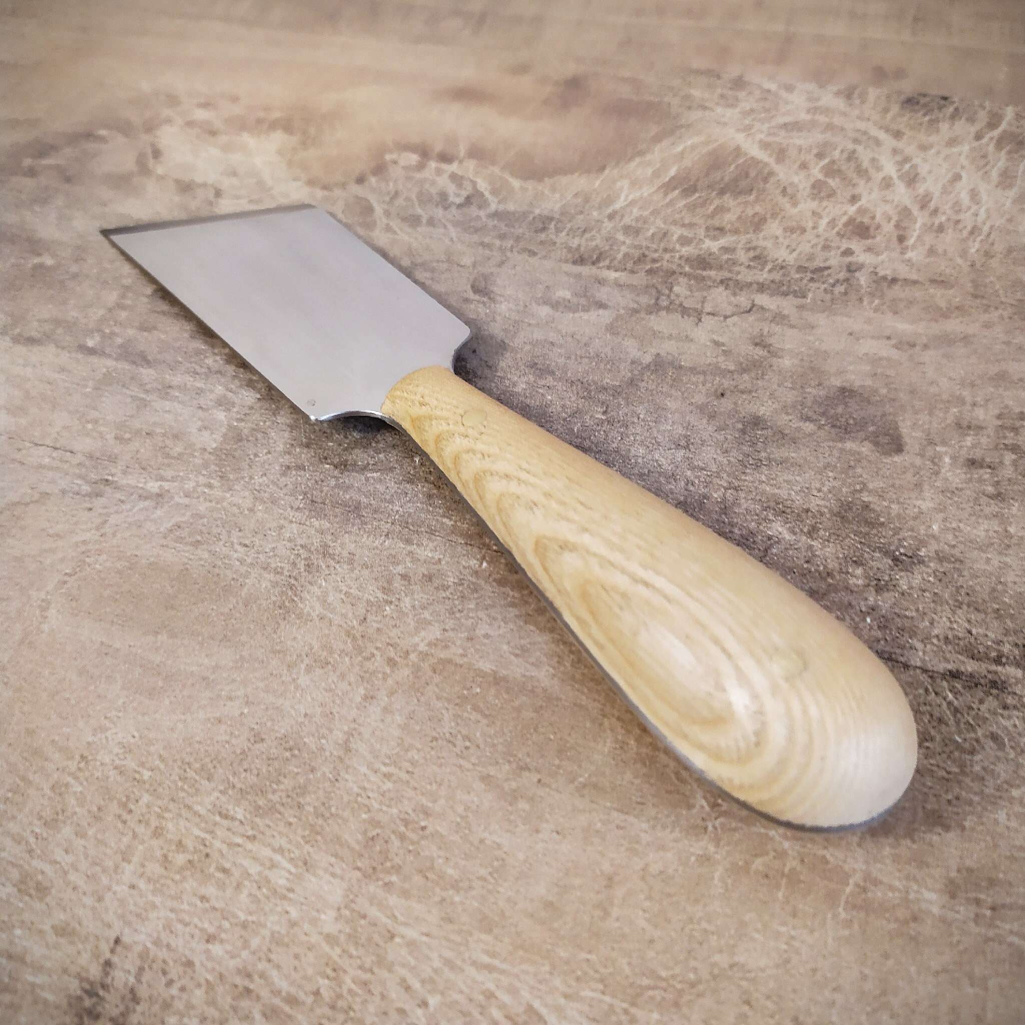 Skiving/paring leather knife angled blade Etsy