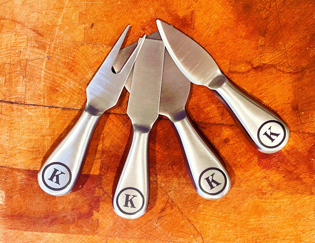 Personalized Cheese Knife Set Etsy