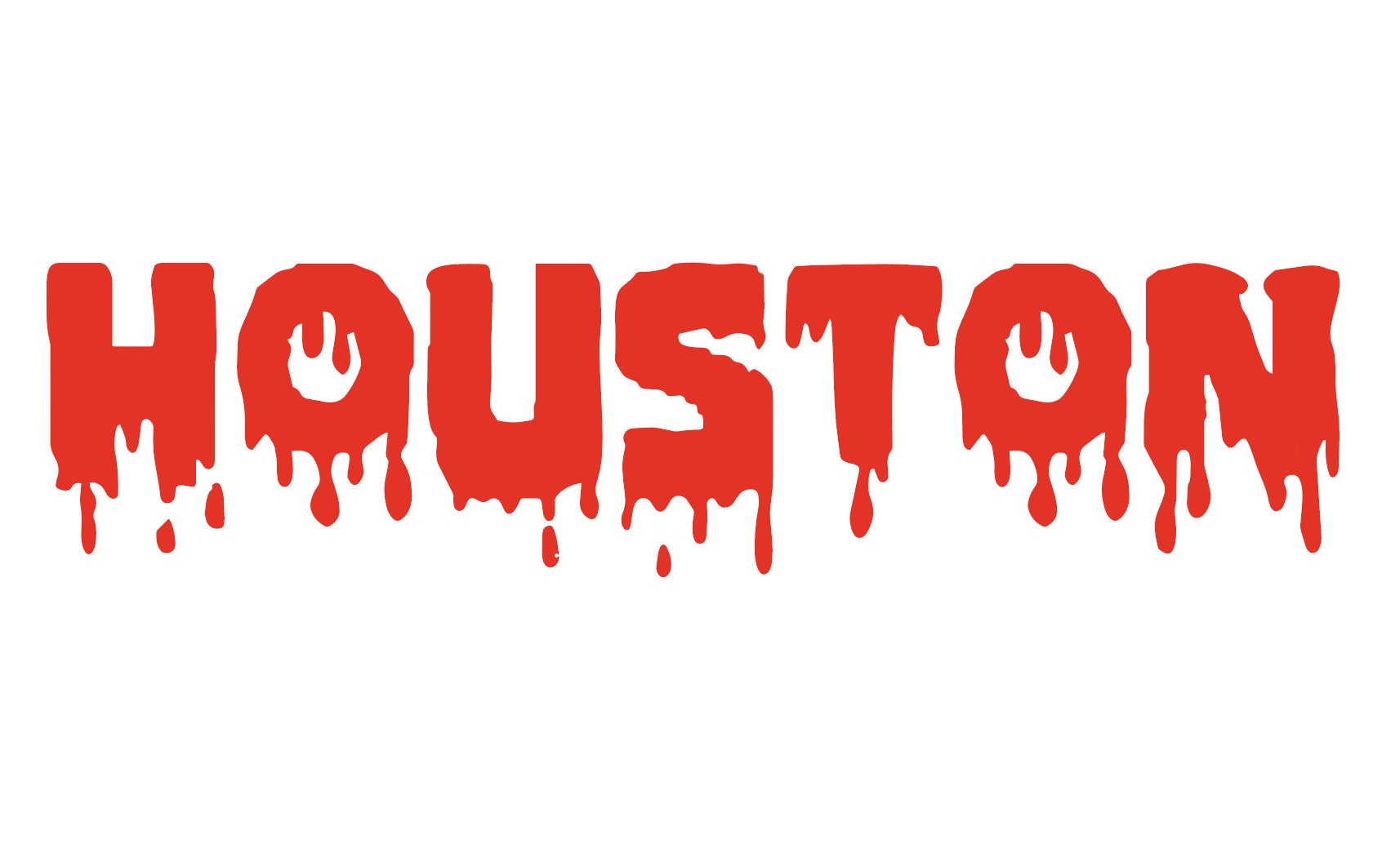 Houston Drip Graphic Etsy