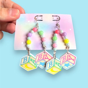 Fairy kei kawaii decora Baby baumeln Ohrringe
