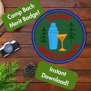 Camp Bachelorette Merit Badge PNG Camp Bach Camp Bachelorette Lake Bachelorette Camping Bachelorette Camping Party Favors