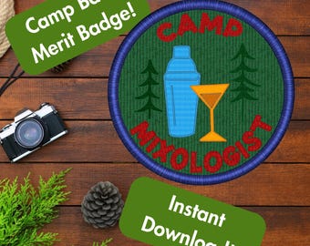 Camp Bachelorette Merit Badge PNG Camp Bach Camp Bachelorette Lake Bachelorette Camping Bachelorette Camping Party Favors