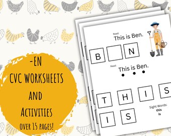 Kindergarten Printable Preschool Worksheet Back to School Homeschooling Letters Handwriting Instant Download Teacher Resource Classroom.