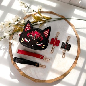 Kitsune Pouch - Yami [Black]