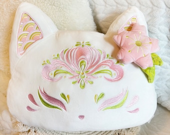 Kitsune pluche kussen - Hanami
