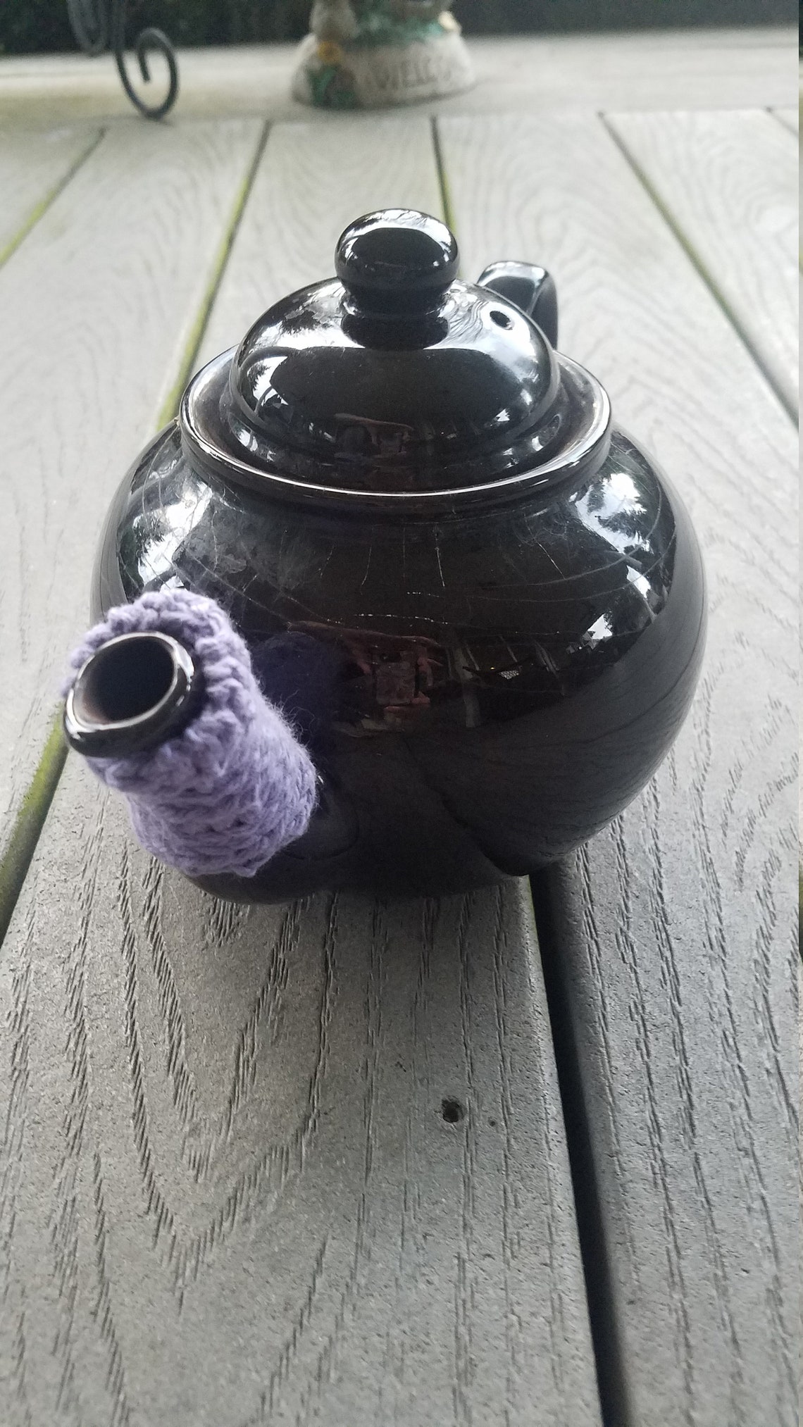 Tea Spout Cozy drip Catcher Knitted Etsy