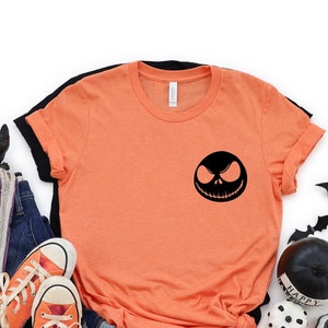 Halloween Shirt, Jack Skellington Shirt, Halloween Party T-shirt, Fall Shirt, Halloween Gift Shirts, Funny Halloween T-shirt Scary Halloween