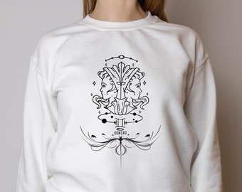 Custom Horoscopes Sweatshirt, Custom Zodiac Sweatshirt, Astrology Sweatshirt, Zodiac Sign Sweatshirts, Custom Zodiac Sign, Gift For Her