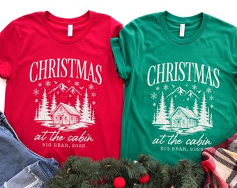Custom Christmas Vacation Shirt, Personalized Family Matching Holiday Shirt, Christmas Crew Cabin Shirt, Cabin Crew Winter Group Shirts