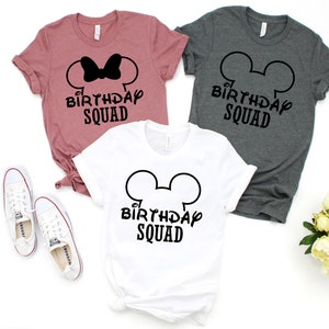 Disney Birthday Shirt, Birthday Girl Disney Shirt, Birthday Boy Disney Shirt, Disney Birthday Squad Shirt, Disney Birthday Party Shirts