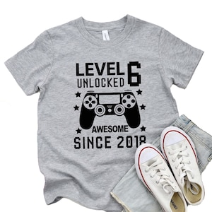 6th Birthday Shirt, Gamer Birthday Shirt, Kids Birthday Shirts, Sixth Birthday Shirt, Boys 6th Birthday Shirt, 6th Birthday Shirt Gift Shirt