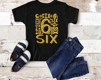 Boys 6th Birthday Etsy - boya roblox shirt