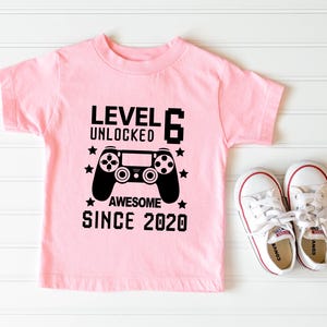 6th Birthday Shirt, Gamer Birthday Shirt, Kids Birthday Shirts, Sixth Birthday Shirt, Boys 6th Birthday Shirt, 6th Birthday Shirt Gift Shirt image 3