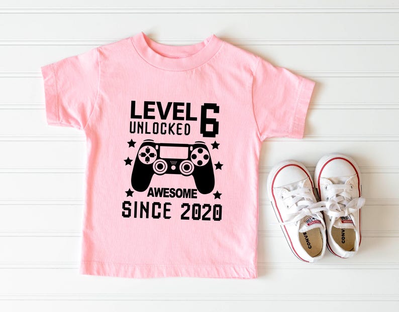 6th Birthday Shirt, Gamer Birthday Shirt, Kids Birthday Shirts, Sixth Birthday Shirt, Boys 6th Birthday Shirt, 6th Birthday Shirt Gift Shirt image 3