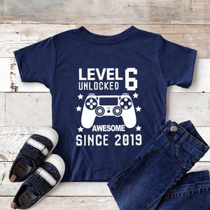 6th Birthday Shirt, Gamer Birthday Shirt, Kids Birthday Shirts, Sixth Birthday Shirt, Boys 6th Birthday Shirt, 6th Birthday Shirt Gift Shirt