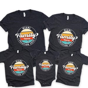 Custom Family Vacation 2025 Personalized Shirt, Custom Vacation Shirts, Customized Summer Trip Shirt, Family Trip Shirt, Family Matching Tee