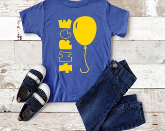 3rd Birthday Shirt, Kids Birthday Shirts, Number Three Shirt, Boys 3rd  Birthday Shirt, Girls 3rd Birthday Shirt