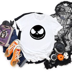 Halloween Shirt, Jack Skellington Shirt, Halloween Party T-shirt, Halloween Gift, Funny Halloween