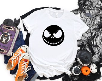 Halloween Shirt, Jack Skellington Shirt, Halloween Party T-shirt, Halloween Gift, Funny Halloween
