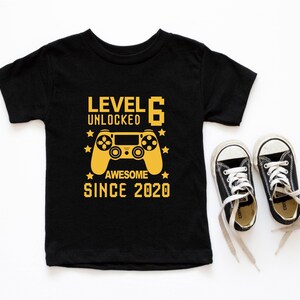 6th Birthday Shirt, Gamer Birthday Shirt, Kids Birthday Shirts, Sixth Birthday Shirt, Boys 6th Birthday Shirt, 6th Birthday Shirt Gift Shirt image 5