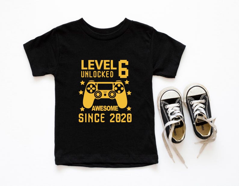 6th Birthday Shirt, Gamer Birthday Shirt, Kids Birthday Shirts, Sixth Birthday Shirt, Boys 6th Birthday Shirt, 6th Birthday Shirt Gift Shirt image 5