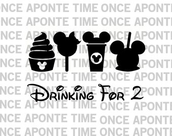 Free Free 201 Disney Drinking For Two Svg SVG PNG EPS DXF File