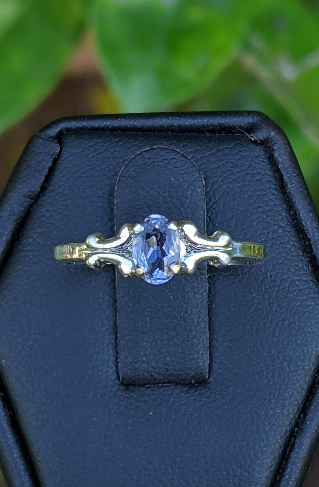 Sterling Silver Iolite Ring - Etsy