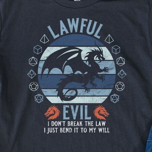 D&D Lawful Evil T-Shirt: Funny Winter Sunset Tee (S-4XL)