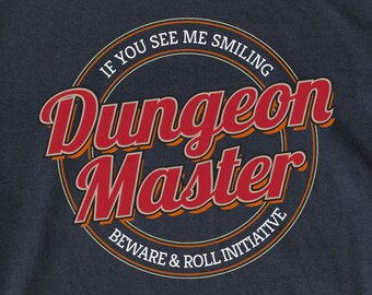 DnD Dungeon Master Shirt (S-4XL) Funny Gamer Gift for DM