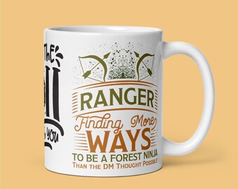 Funny DnD Ranger Mug – Finding More Ways (11oz)
