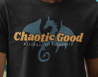 Funny DnD Chaotic Good Alignment Shirt (S–4XL)