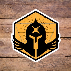 Ícone 4" da classe do caráter do paladino" adesivo DnD de <br> Entrega Rápida? Dungeons e dragões adesivos de <br> Entrega Rápida? Presentes TTRPG DnD | Presente D&D para ele, ela