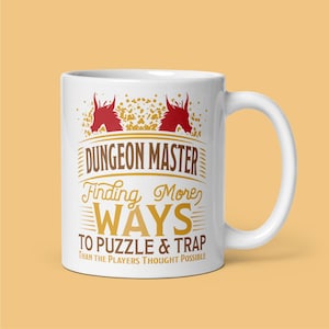 Unique Dungeon Master Mug | DnD Gift for Game Nights | Dungeons and Dragons Mug for DM