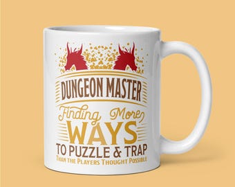 Funny Dungeons and Dragons Dungeon Master Mug (11oz) - Finding More Ways