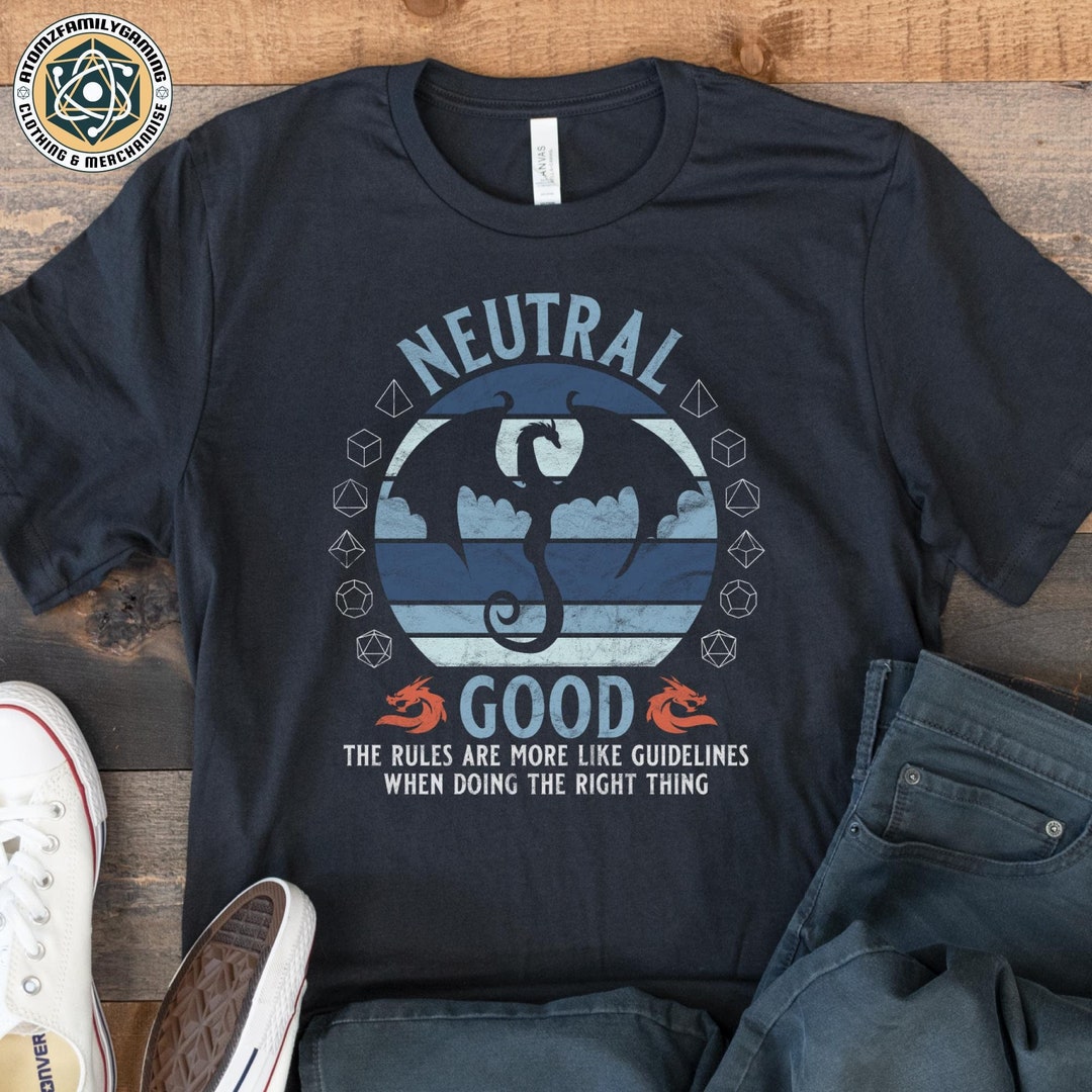 Dungeons & Dragons Neutral Good Alignment Shirt (S–4XL) - Etsy
