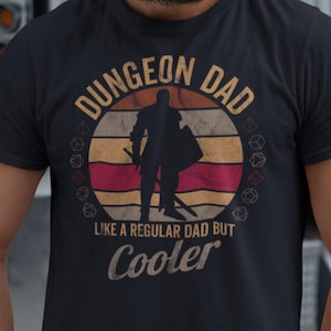DnD Dungeon Dad Shirt (S-4XL) Wine Country Sunset