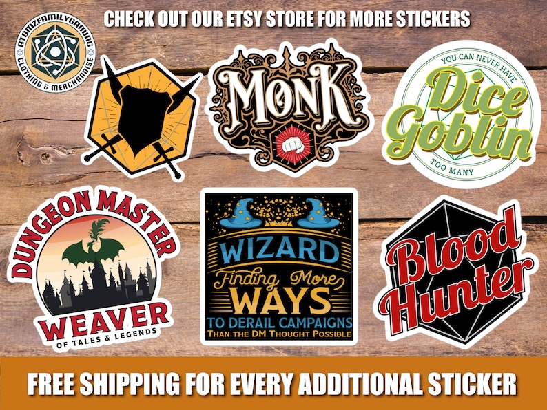 Chaotic Good Alignment Sticker – D&D Vinyl Decal (4