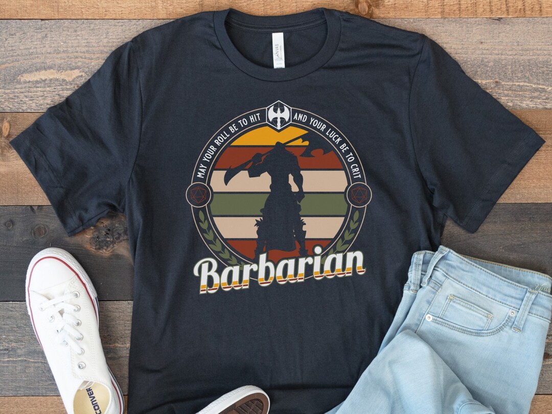 Dungeons & Dragons Barbarian Shirt Black