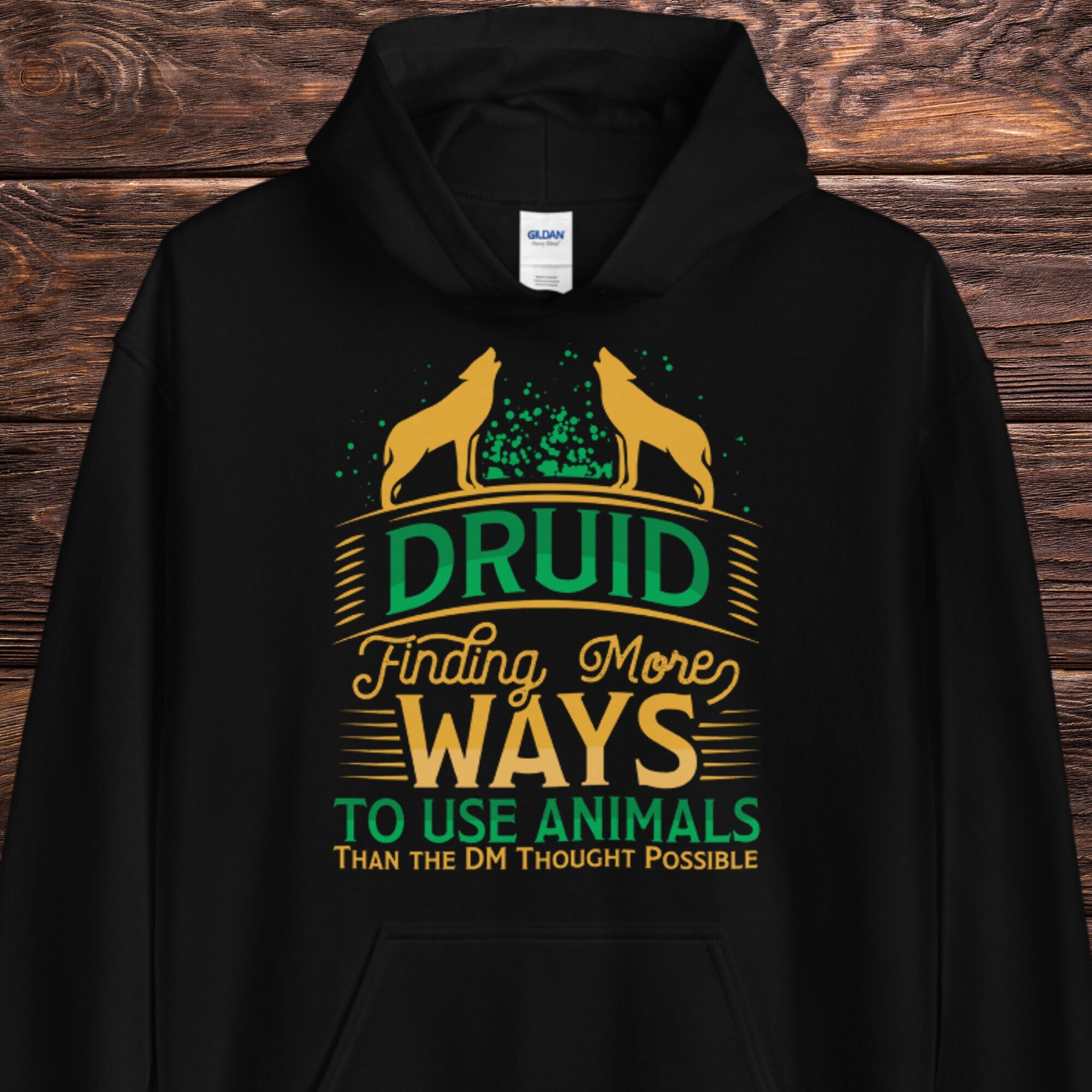 Classic Art Animal Dungeons Gaming Druid Finding More Ways T-Shirt