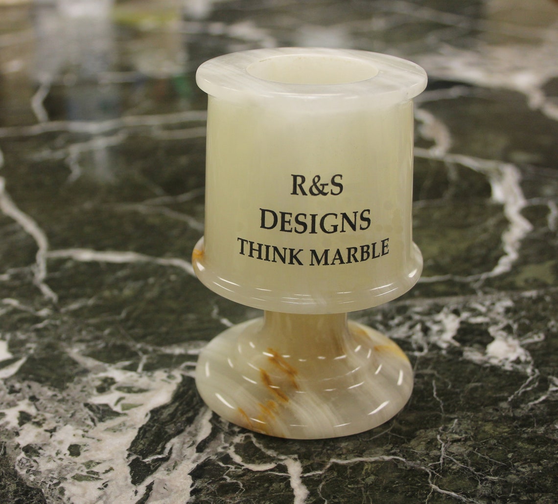 Onyx Tealight Candle Holder Etsy