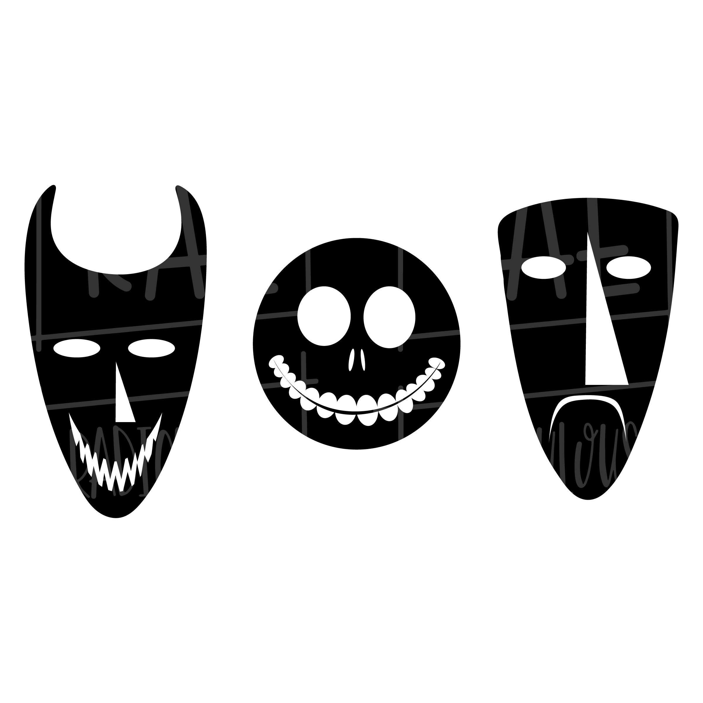 Nightmare Before Christmas Trick Or Treaters SVG EPS PNG | Etsy