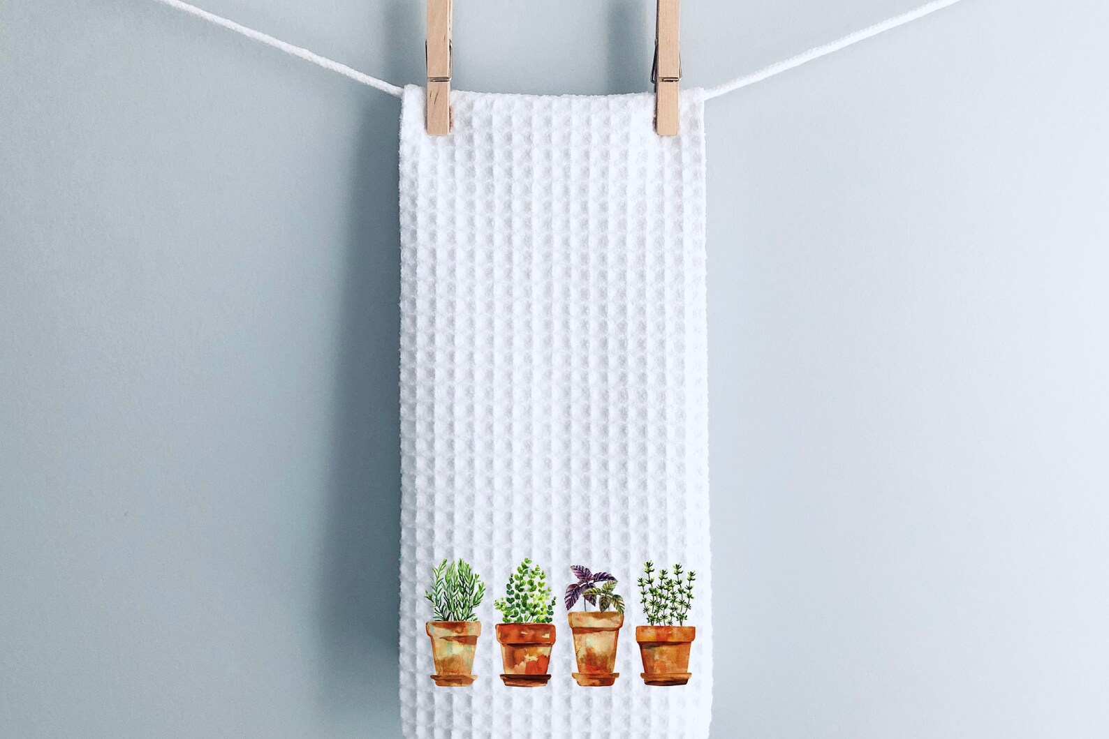 Potted Plants Mug & Towel Gift Set Flower Pots Microfiber Etsy