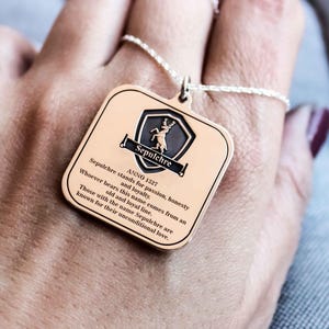 Colar com cartão postal personalizado, colar com mensagem personalizada, colar de ouro personalizado, colar com logotipo personalizado, colar de blogueira, colar de artista