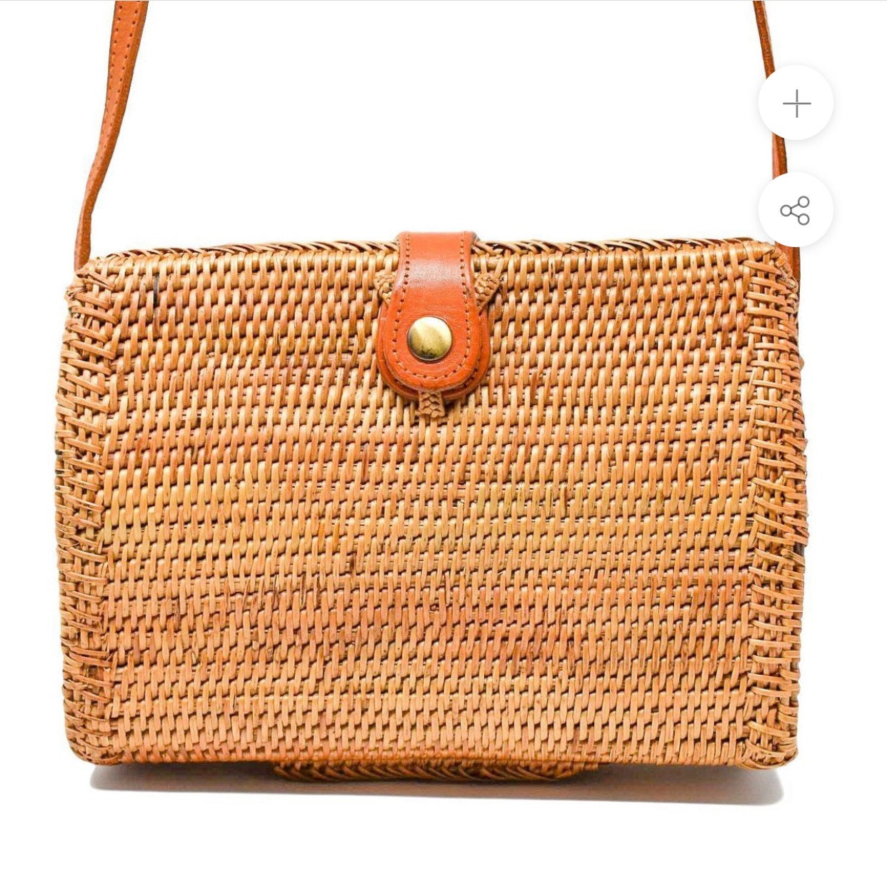 Bridget Leather Baguette Bag