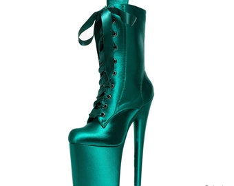 Emerald - Pole Dancing Boots, Exotic Shoes, Pole Shoes, Pole Boots