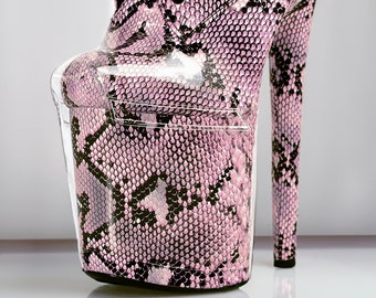 PVC Pole Dancing Boots Protector: Platform Shoe Cover