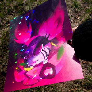 Spinel Holographic Art Print image 2