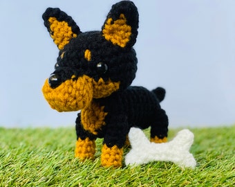 miniature pinscher plush